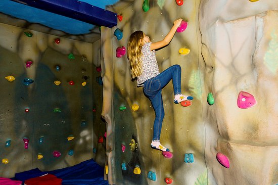 The Moors National Park Centre climbing wall